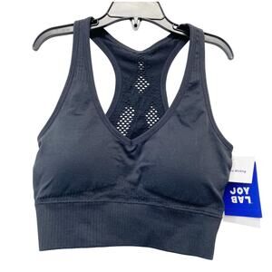 JoyLab Women's Seamless Racerback Sports Bra Black Size Small